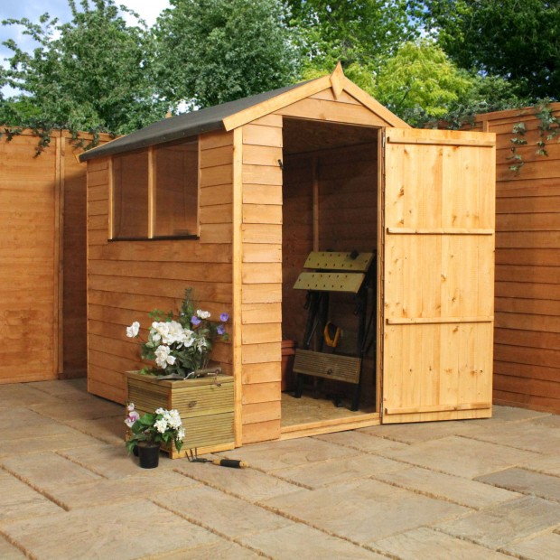 The Mercia Overlap 6ft x 4ft Shed 
