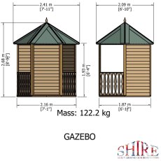 Shire Gazebo - dimensions