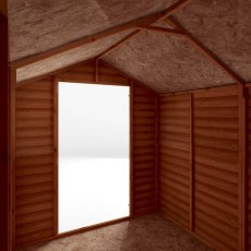 8 x 6 Mercia Overlap Windowless Shed with Single Door - interior