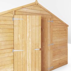 10x10  Mercia Overlap Shed - isolated door view