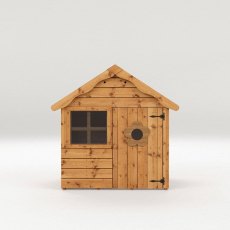 4x4 Mercia Snug Playhouse - isolated front view