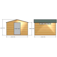 Shire Security Professional Shed - Dimensions