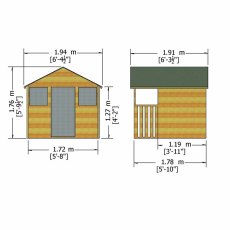 Shire Hobby Playhouse - Dimensions