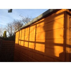 8x6 Shire Norfolk Professional Pent Shed - tongue and groove wall cladding