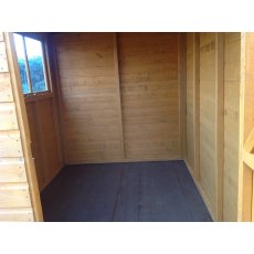 9x6 Shire Norfolk Professional Pent Shed - inside shed