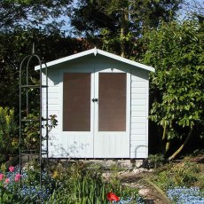 Shire Avance Summerhouse - Painted in white