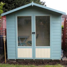 Shire Avance Summerhouse - Customer image painted in blue
