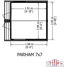 Shire Parham Summerhouse - Base plan