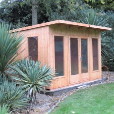 Shire The Miami Summerhouse - left hand side elevation