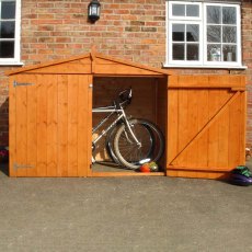 3 x 6 (0.89 x 1.85m) Shire Shiplap Bike Storage - No Floor