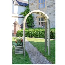 Grange Contemporary Garden Arch - front view