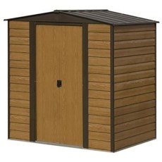 Rowlinson Garden Products 6 x 5 (1.94m x 1.51m) Rowlinson Woodvale Metal Shed