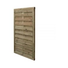 6ft High Forest Europa Plain Gate - Isolated angled view