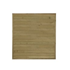 6ft Forest Horizontal Tongue & Groove Fence Panel - front view