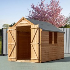 8 x 6 Shire Value Overlap Shed - Double doors open