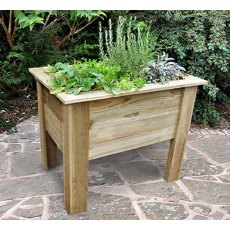 Forest Deep Root Planter - Pressure Treated - 3ft Long - with background