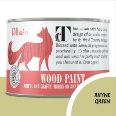 Thorndown Wood Paint 150ml - Rhyne Green - Pot shot
