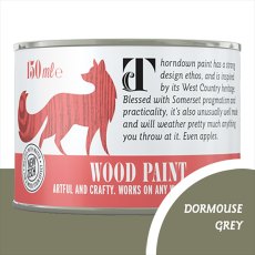 Thorndown Wood Paint 150ml - Dormouse Grey - Pot shot