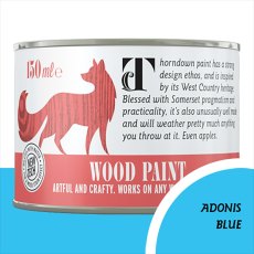 Thorndown Wood Paint 150ml - Adonis Blue - Pot shot