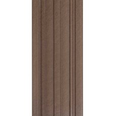 Forest Ecodek Composite Deck Kit in Brown - 2.4m x 2.4m - close up of grain feature