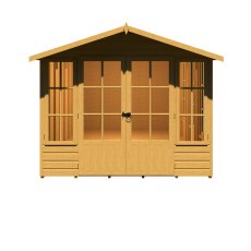 8x16 Shire Delmora Summerhouse - Front View - Doors Closed