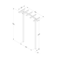 Forest Hanbury Dome Top Arch - dimensions