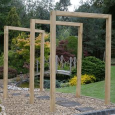 Forest Sleeper Arch Set Of 3 - In Situ