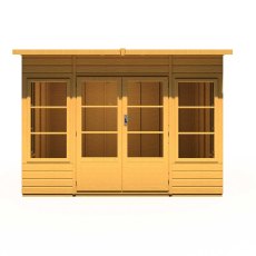 10x8 Shire Orchid Summerhouse - isolated front elevation