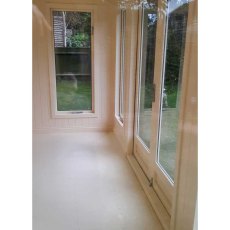12 x 8 Shire Cali Insulated Garden Office - internal windows and door