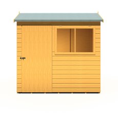7x5 Shire Lewis Premium Reverse Apex Shed Door in Left Hand Side - isolated front view