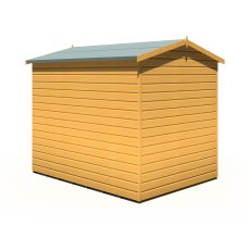 8x6 Shire Lewis Premium Reverse Apex Shed Door in Right Hand Side - isolated back angle view