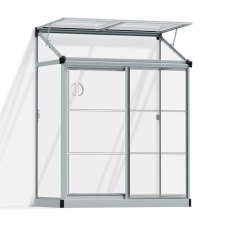 4 x 2 Palram Canopia Lean-to Greenhouse - isolated angle view