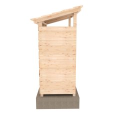 3x2 Shire Aveley Pent Double Welly Store - Pressure Treated - isolated side view