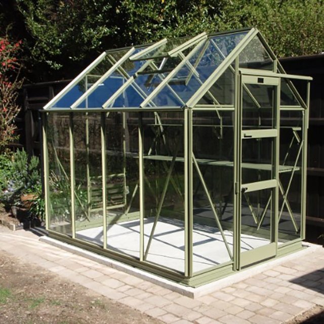 6'3" (1.90m) Wide Elite High Eave Colour Greenhouse PACKAGE Range