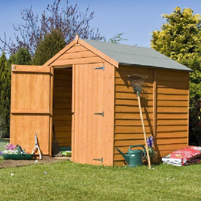 6 x 6 Overlap Windowless Shed with Double Doors