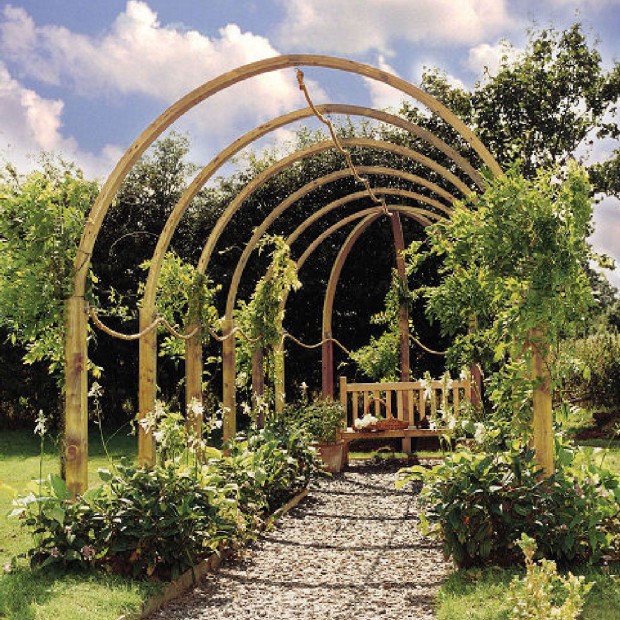 The Grange Barleythorpe Walk Pergola