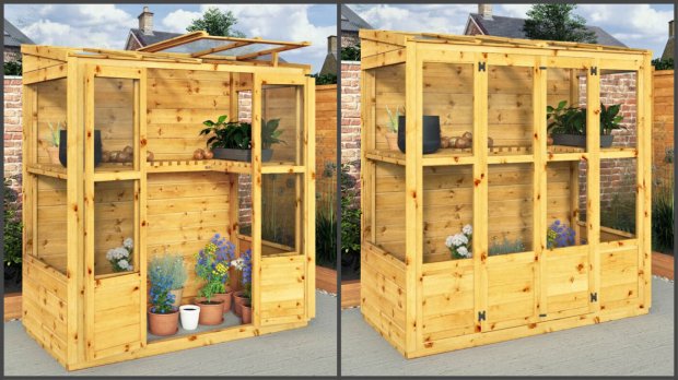 6x3 Mercia Traditional Tall Wall Greenhouse Giveaway