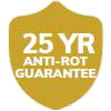 NEW - Guarantee - 25 year - gold