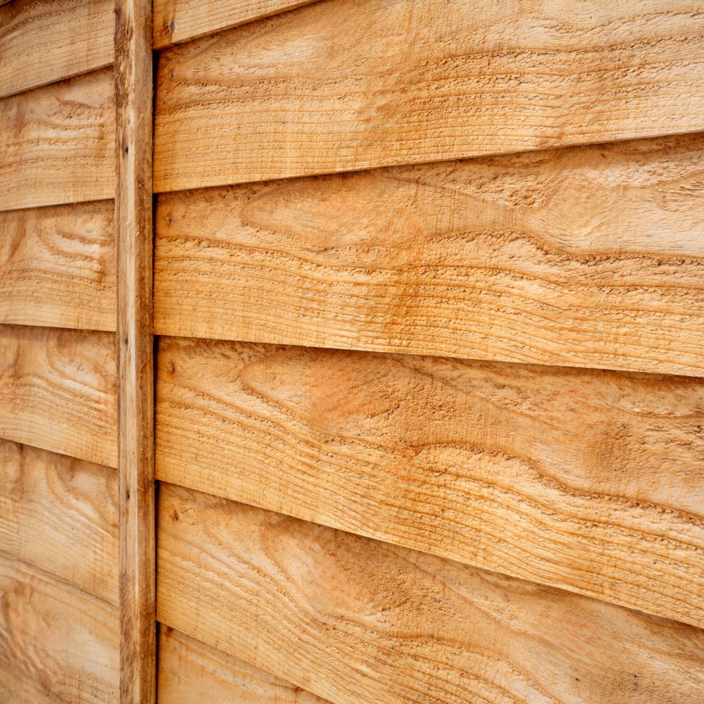Timber Lapping Panel 5ft High (1.5m) Forest Heritage Lap Fence Panel - elbec garden buildings