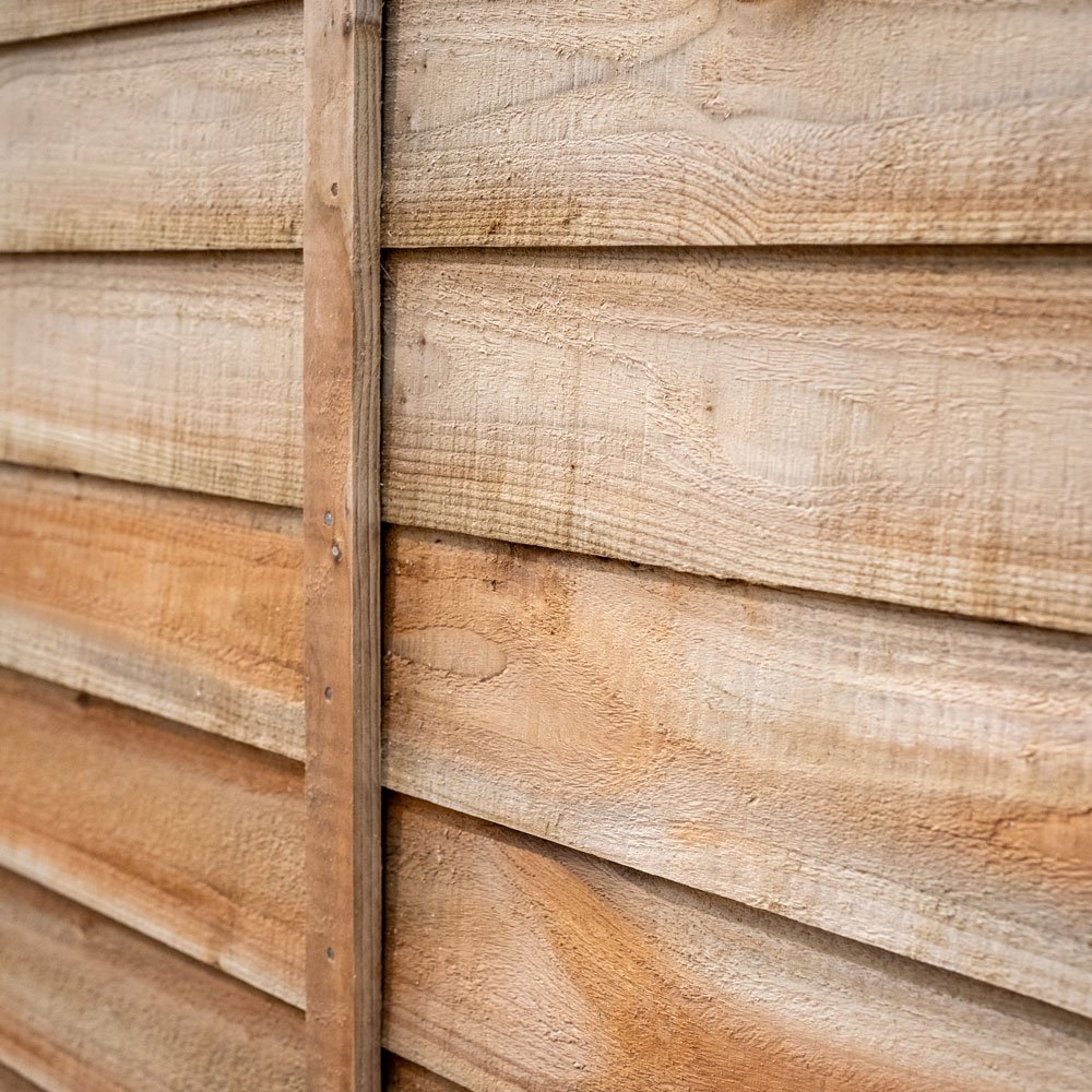 Timber Lapping Panel 4ft High (1.2m) Forest Signature Lap Fence Panel - Pressure Treated ...