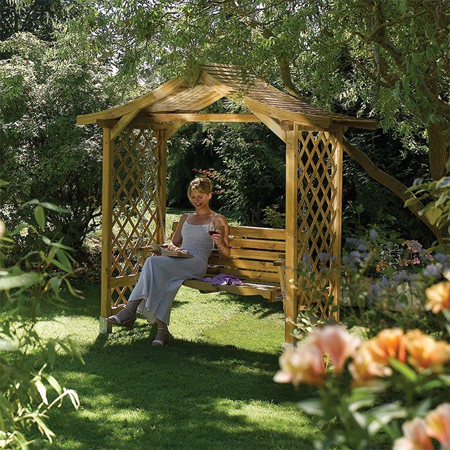 Large garden swing seat cheap