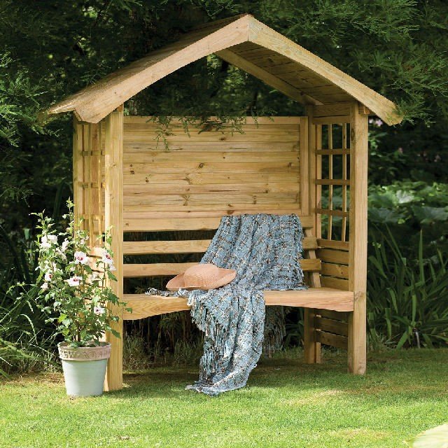 Forest Cadiz Garden Arbour Pressure Treated