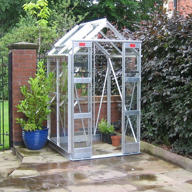 Elite Compact Aluminium Greenhouse Range 4ft Wide elbec garden buildings