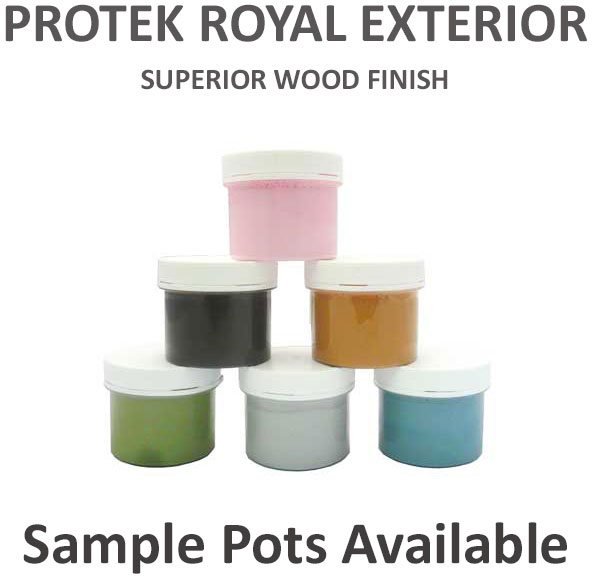 Protek Royal Exterior Wood Paint 5 Litres Cornish Cream elbec garden buildings