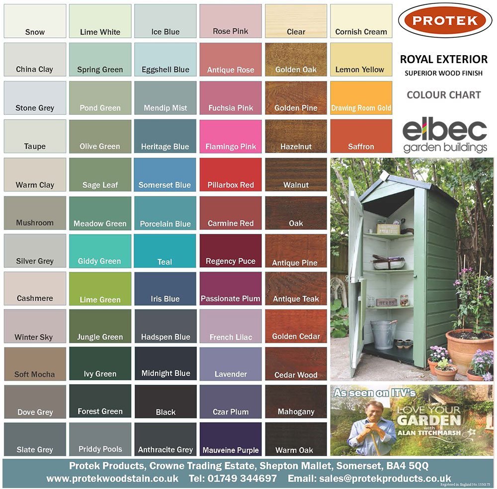 Protek Royal Exterior Wood Paint 5 Litres Anthracite Grey elbec