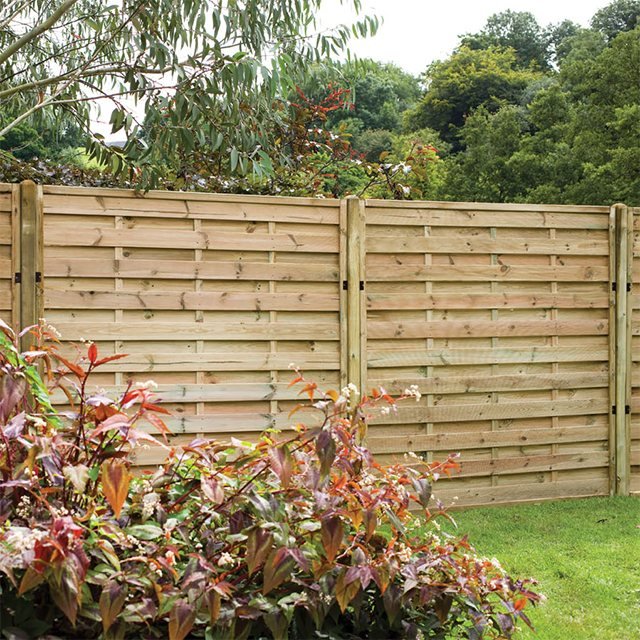 6ft High 1800mm Forest Europa Plain Fence Panels Pressure