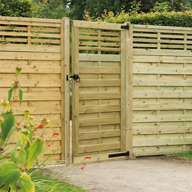 6ft High Forest Europa Kyoto Gate with Integral Trellis