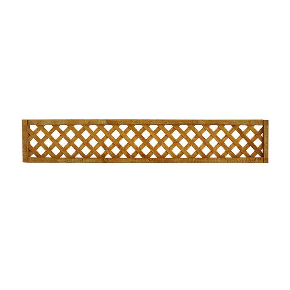Forest Diamond Lattice Fence Topper