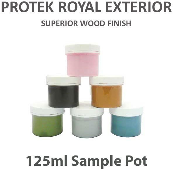 Protek Royal Exterior Wood Paint 125ml Sample Pot Olive Green Elbec Protek Royal Exterior Wood Paint 125ml Sample Pot Olive Green Elbec