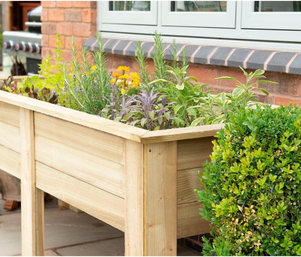 6 x 2 (1.8m x 0.7m) Forest Large Kitchen Garden Planter Pressure